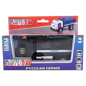 Грузовик KiddieDrive, черный, инерционный механизм, свет/звук, арт. 1501257_2, производитель KiddieDrive, ISBN 460-7-80753-720-1, № 1