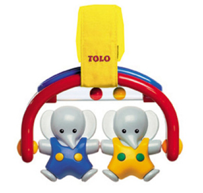 Погремушка на кроватку &quot;Слоники&quot;, производитель Tolo Toys, ISBN 001-9-28789-114-0, № 1
