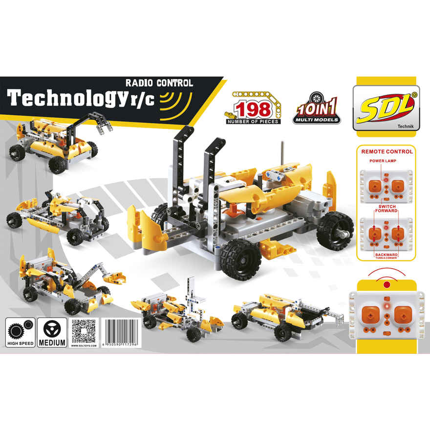 3D-Конструктор SDL Technic на радиоуправлении ШМЕЛЬ R/C, арт. 2017A-29, производитель SDL Technic (СДЛ Техник), ISBN 695-0-59011-729-6, № 1
