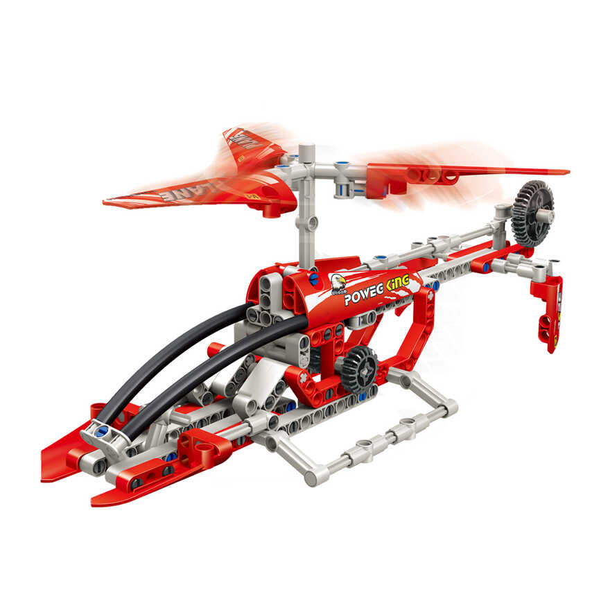 Базовый 3D-Конструктор SDL KID-CONSTRUCT Вертолет, 211 деталей, арт. 2018A-1, производитель SDL Technic (СДЛ Техник), ISBN 695-0-59011-801-9, № 2