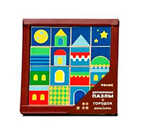 Пазлы "Городок.День/ночь", производитель Томик, ISBN 460-7-05756-210-7, № 1