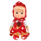Игрушка мягкая Маша в красном платье, 29 см., арт. V86121-30R, производитель Симбат, ISBN 469-0-59016-124-1, № 1