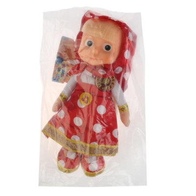 Игрушка мягкая Маша в красном платье, 29 см., арт. V86121-30R, производитель Симбат, ISBN 469-0-59016-124-1№ 2