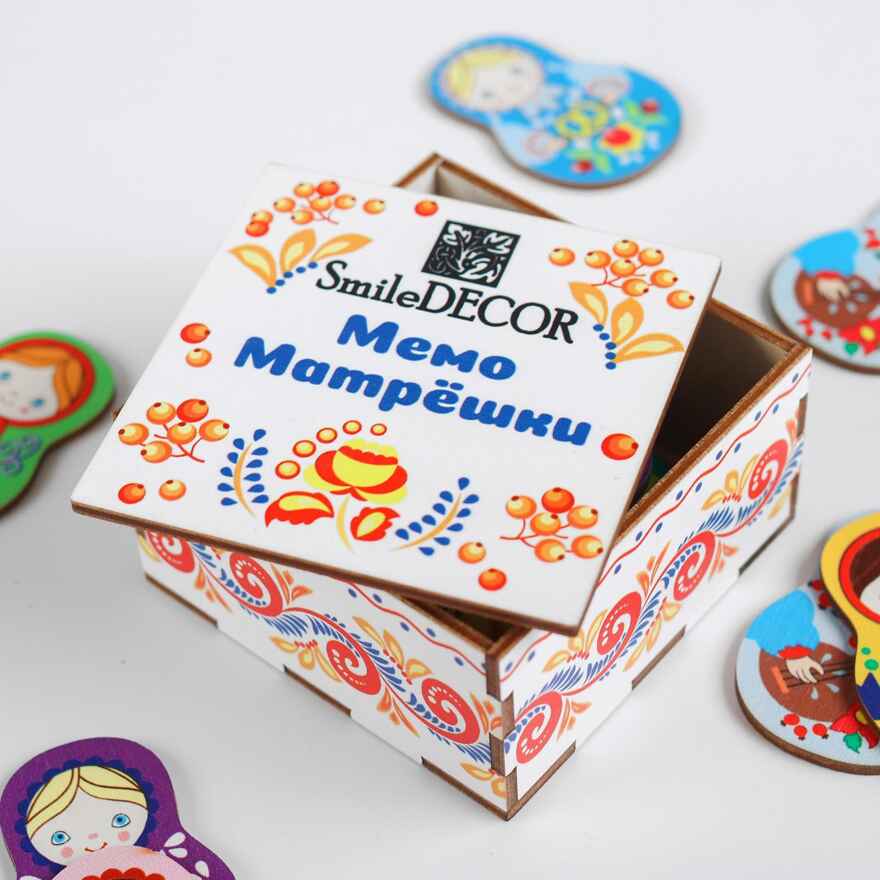 Настольная игра Мемо Матрешки, арт. 4831759, производитель Smile DECOR, ISBN 200-0-00002-385-4, № 2