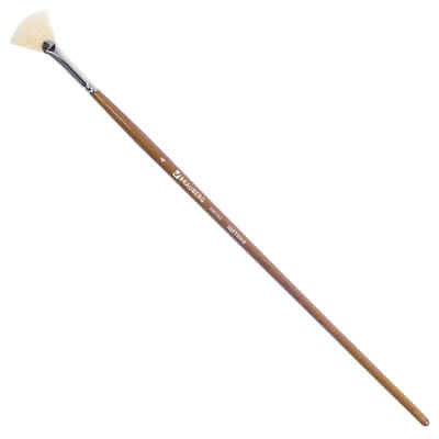 Кисть художественная профессиональная Breauberg Art Classic, щетина, веерная, № 4, длинная ручка, арт. 200743, производитель Brauberg, ISBN 460-6-22417-974-2№ 2