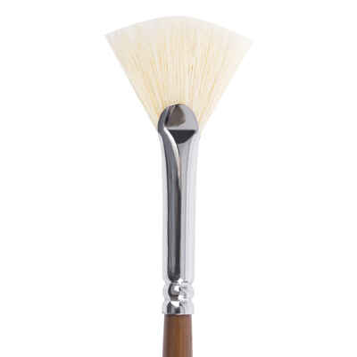 Кисть художественная профессиональная Breauberg Art Classic, щетина, веерная, № 4, длинная ручка, арт. 200743, производитель Brauberg, ISBN 460-6-22417-974-2№ 3