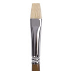 Кисть художественная профессиональная Brauberg Art Classic, щетина, плоская, № 10, длинная ручка, арт. 200717, производитель Brauberg, ISBN 460-6-22417-948-3, № 3