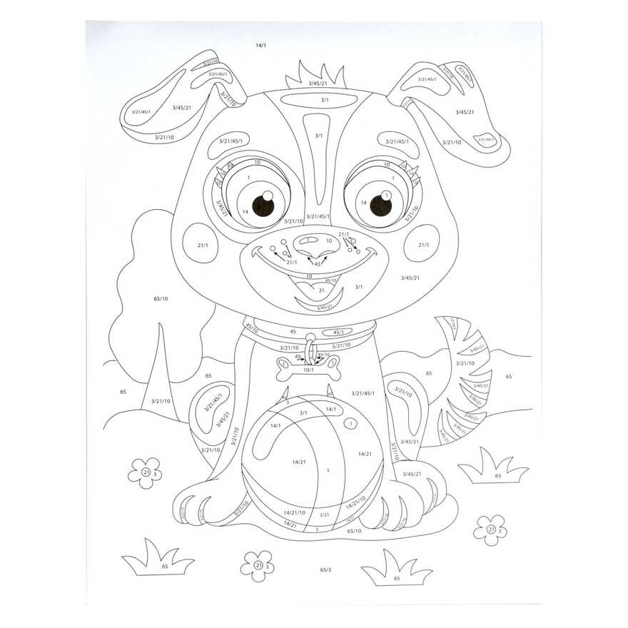 Набор для творчества Рисуем по номерам Животные 5 дизайнов , арт. ВВ1476, производитель Bondibon (Бондибон), ISBN 489-5-13601-378-1, № 6