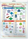 Английский язык в 3 классе. Clothes (в индивидуальной упаковке, с европодвесом и клеевым клапаном). ПО-14149 Плакат в А3 в пакете., производитель Сфера ТЦ , ISBN 463-0-11201-715-1, № 1