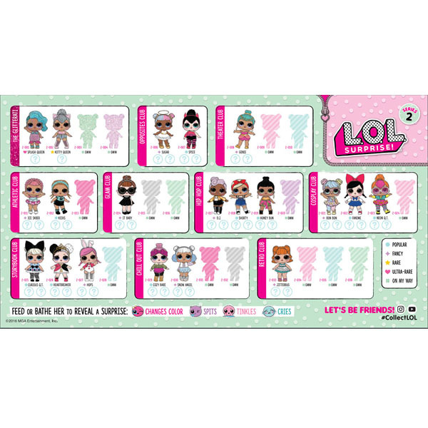 Кукла-сюрприз MGA Entertainment в шаре LOL Surprise 2, 8 см, 548843, производитель MGA, ISBN 03-5-05154-884-3, № 7