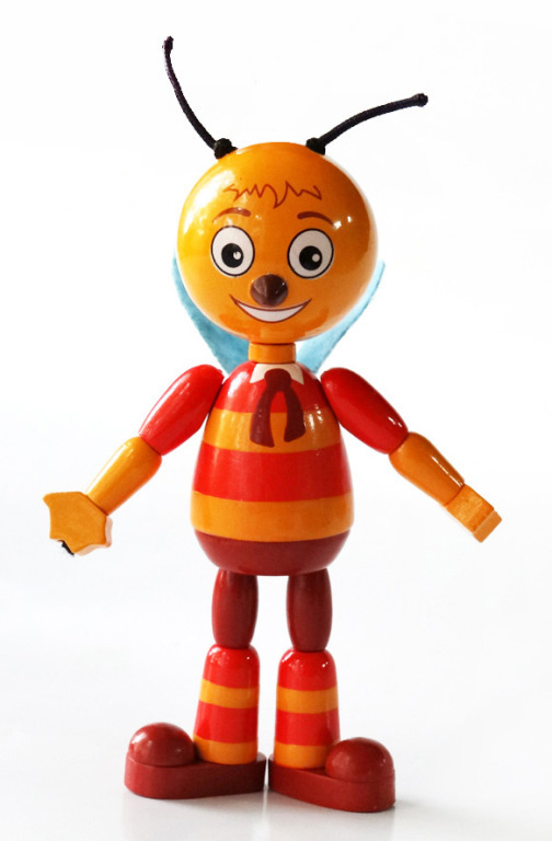 Игрушка деревянная Пчеленок, арт. 1977688770190, производитель Мельница, ISBN 197-7-68877-019-0, № 1