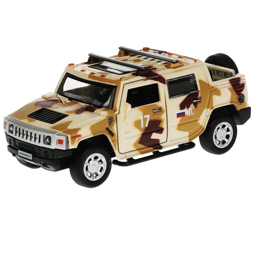 Hummer H2 пикап инерционный 12 см., арт. HUM2PICKUP-12MIL-BN, производитель Симбат, ISBN 468-0-10798-139-4, № 2