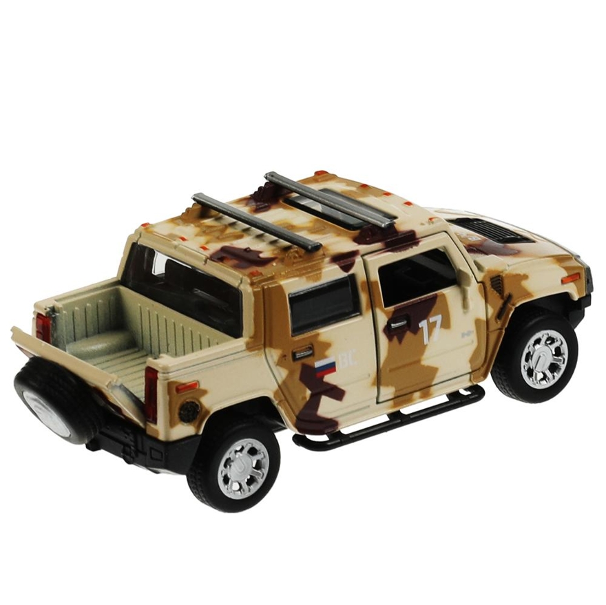 Hummer H2 пикап инерционный 12 см., арт. HUM2PICKUP-12MIL-BN, производитель Симбат, ISBN 468-0-10798-139-4, № 4