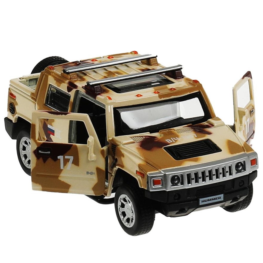Hummer H2 пикап инерционный 12 см., арт. HUM2PICKUP-12MIL-BN, производитель Симбат, ISBN 468-0-10798-139-4, № 5