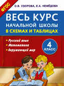 Весь курс начальной школы в схемах и таблицах 4 класс. Узорова О.В. Школьный курс в схемах и таблицах, производитель АСТ , ISBN 978-5-17093-732-5, № 1