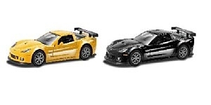 Автодрайв Машина 1:32 Chevrolet Corvette C6.R, глянц., желт., черн., арт. И-1218, производитель Рыжий кот, ISBN 466-5-29541-218-9, № 1