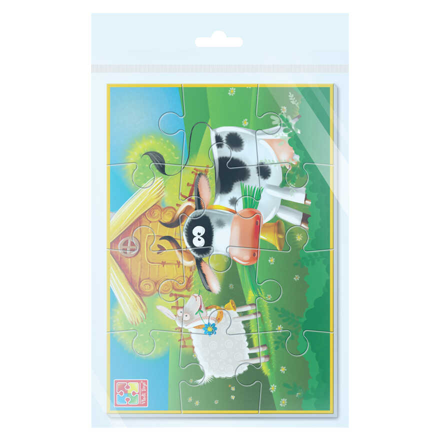 Мягкие пазлы А5 &quot;Ферма&quot;, арт.VT1103-84, производитель Я РАСТУ ТОЙЗ, ISBN 482-0-19505-892-3, № 2