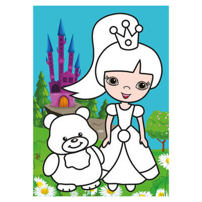 Раскраска пластилином Принцессы, арт. РПКМ04-ПЦ, производитель ФАРМ, ISBN 460-2-72307-570-7№ 3