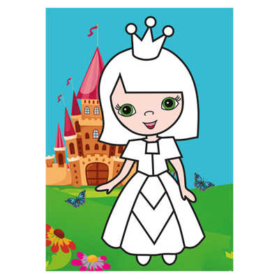 Раскраска пластилином Принцессы, арт. РПКМ04-ПЦ, производитель ФАРМ, ISBN 460-2-72307-570-7№ 4