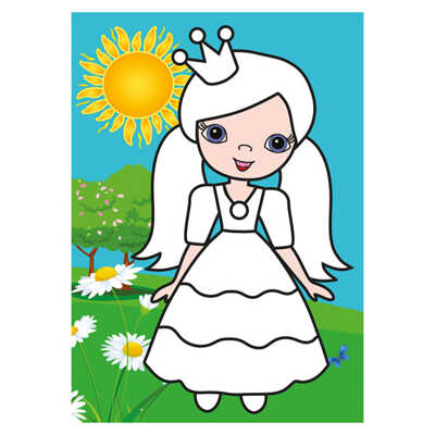 Раскраска пластилином Принцессы, арт. РПКМ04-ПЦ, производитель ФАРМ, ISBN 460-2-72307-570-7№ 5