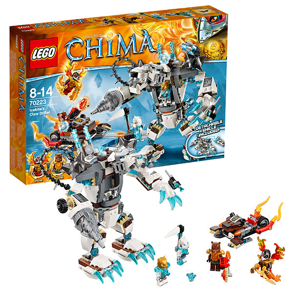 LEGO Chima 70223 Ледяной бур Айсбайта, производитель LEGO (ЛЕГО), ISBN 570-2-01534-779-2, № 1