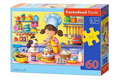 Пазлы Маленький повар (CastorLand) 60 элементов, арт. В-06885, производитель Castorland (Касторленд), ISBN 590-4-43800-688-5 № 1