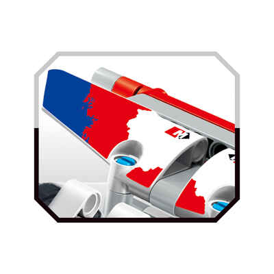 Базовый 3D-Конструктор SDL KID-CONSTRUCT Кроссовер белый, 168 деталей, арт. 2018A-2, производитель SDL Technic (СДЛ Техник), ISBN 695-0-59011-802-6№ 3