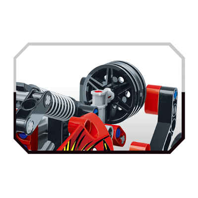Базовый 3D-Конструктор SDL KID-CONSTRUCT Кроссовер красный, 127 дет., арт. 2018A-5, производитель SDL Technic (СДЛ Техник), ISBN 695-0-59011-805-7№ 3