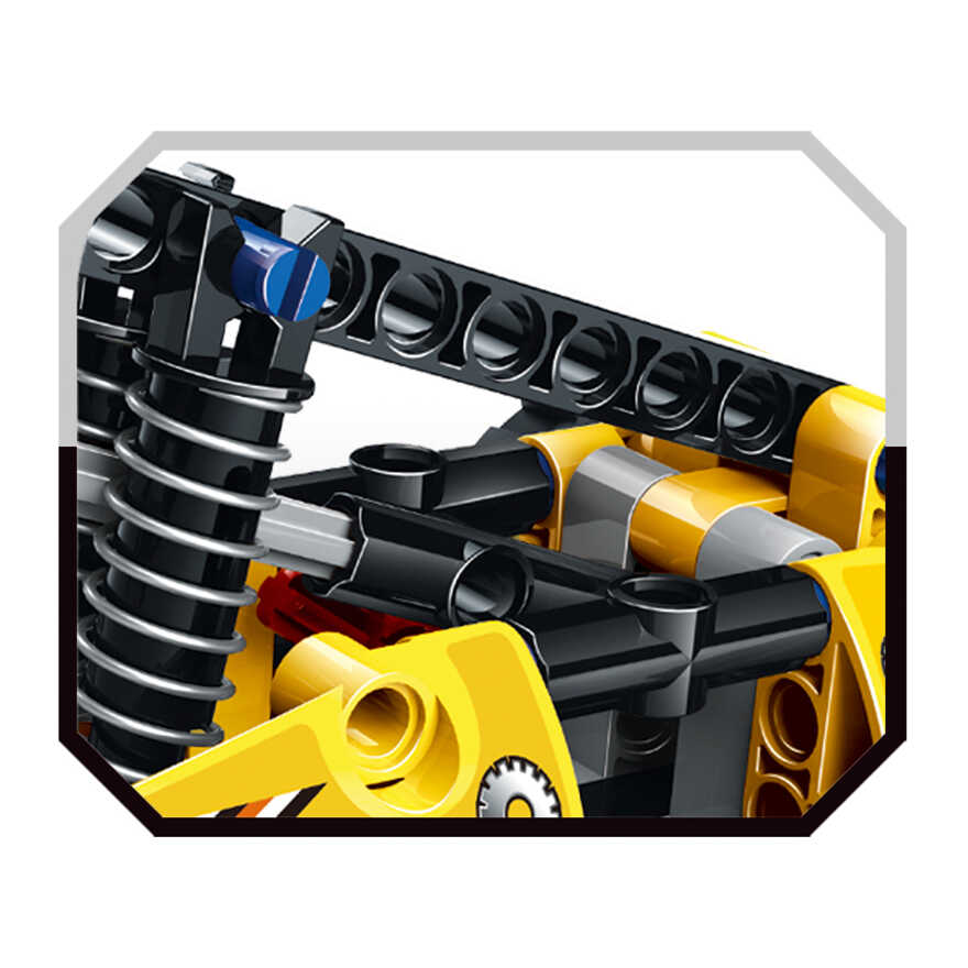 Базовый 3D-Конструктор SDL KID-CONSTRUCT Погрузчик, 159 дет., арт. 2018A-7, производитель SDL Technic (СДЛ Техник), ISBN 695-0-59011-807-1, № 3