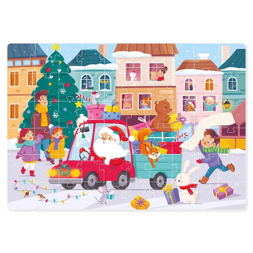 Пазл "Подарки от Деда Мороза" 60 элементов, производитель Я РАСТУ ТОЙЗ, ISBN 466-0-26086-270-9, № 2