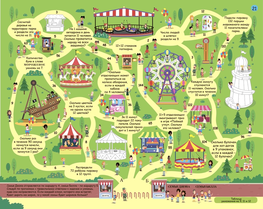 Большой активити-альбом. Таблица умножения, производитель Робинс , ISBN 978-5-43660-458-9, № 5