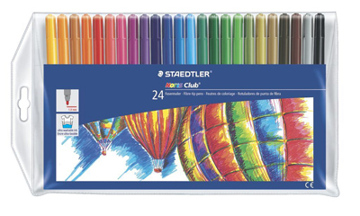 Фломастеры NorisClub наб. 24 цв., блистер, Staedtler, производитель Staedtler (Стайтлер), ISBN 400-7-81732-517-9, № 1