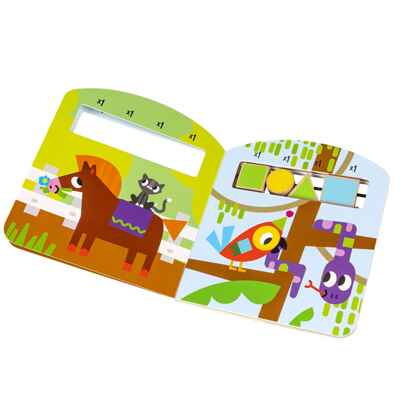 Мини-игры развивающие Изучаем формы и цвета с деревянными фигурками Bondibon, арт. ВВ5962, производитель Bondibon (Бондибон), ISBN 489-5-13606-488-2№ 2