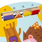 Мини-игры развивающие Изучаем формы и цвета с деревянными фигурками Bondibon, арт. ВВ5962, производитель Bondibon (Бондибон), ISBN 489-5-13606-488-2, № 5