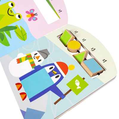 Мини-игры развивающие Изучаем формы и цвета с деревянными фигурками Bondibon, арт. ВВ5962, производитель Bondibon (Бондибон), ISBN 489-5-13606-488-2№ 7