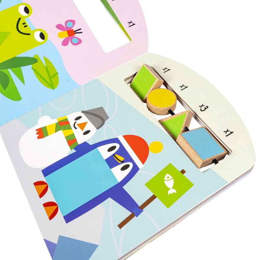 Мини-игры развивающие Изучаем формы и цвета с деревянными фигурками Bondibon, арт. ВВ5962, производитель Bondibon (Бондибон), ISBN 489-5-13606-488-2, № 7