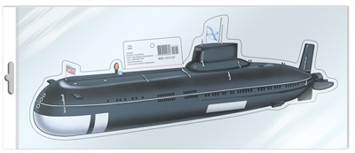 ФМ1-11137 ПЛАКАТ ВЫРУБНОЙ А3 В ПАКЕТЕ. Подводная Лодка (с уф-лаком в индивидуальной упаковке с европодвесом и клеевым клапаном), производитель Сфера ТЦ , ISBN 465-0-11815-868-9, № 1