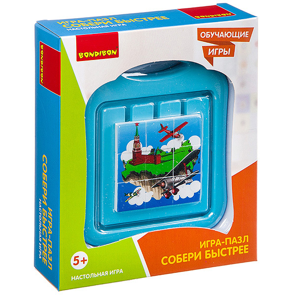 Обучающая настольная игра СОБЕРИ БЫСТРЕЕ мини , арт. ВВ3150, производитель Bondibon (Бондибон), ISBN 489-5-13603-105-1, № 1