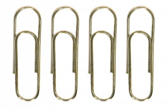 Скрепки 28 мм 100 шт., классические, никелированные, арт. PCN28-100, производитель ФАРМ, ISBN 460-2-72300-167-6, № 2