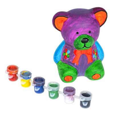 Набор для творчества Копилка-подарок Мишка , арт. ВВ0981, производитель Bondibon (Бондибон), ISBN 489-5-13600-879-4№ 5