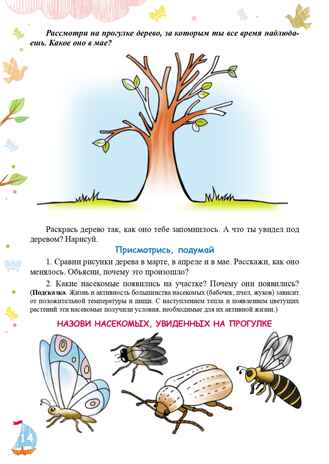 Экологический дневник дошкольника. Весна. 4-5 лет. ФГОС. Никонова Н.О., Талызина М.И., производитель Детство-Пресс , ISBN 978-5-90685-272-4№ 6