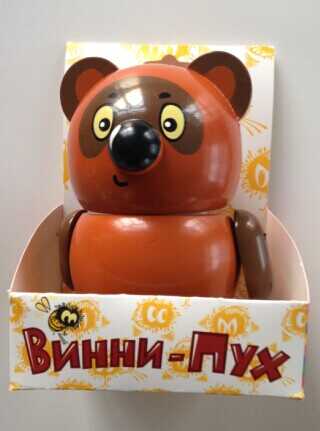 Игрушка деревянная Винни-Пух, арт. 1977688770114, производитель Мельница, ISBN 197-7-68877-011-4№ 1
