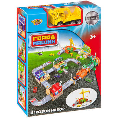 Набор игровой стройка, 1 мет. маш., ВОХ 15,8х21,6х6,2 см, арт. Г94293, производитель YAKO toys (Джако Тойс), ISBN 460-2-01061-316-2№ 2