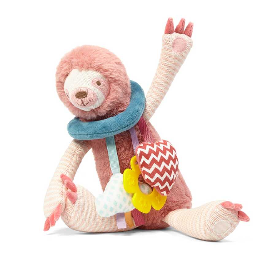 Игрушка-подвеска мягкая Lenny со съемными игрушками 32 см, производитель Babyono, ISBN 590-1-43541-317-3, № 1