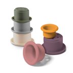 Пирамидка Силиконовая развивающая CUP INTO CUP, производитель Babyono, ISBN 590-1-43541-324-1, № 8