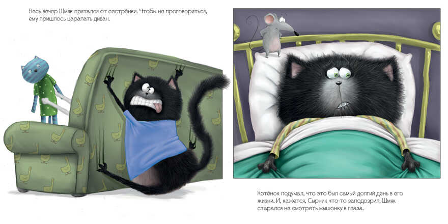 Шмяк и большой секрет. Скоттон Р. Котенок Шмяк, производитель Клевер (Clever) , ISBN 978-5-00154-221-6, № 5