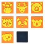 Штампики 7 шт с чернилами, арт. ШКМ-МЗ, производитель ФАРМ, ISBN 460-2-72314-740-4, № 3