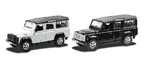 Автодрайв Машина 1:32 Land Rover Defender 110, глянц., бел., черн., арт. И-1224, производитель Рыжий кот, ISBN 466-5-29541-224-0, № 1