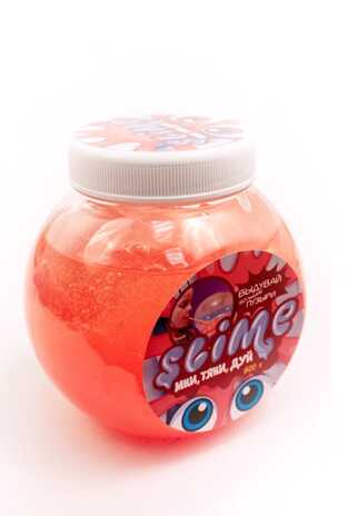 Slime Mega Mix 500 грамм, прозрачный + красный, арт. S500-1, производитель Волшебный мир, ISBN 463-0-03550-222-2№ 1