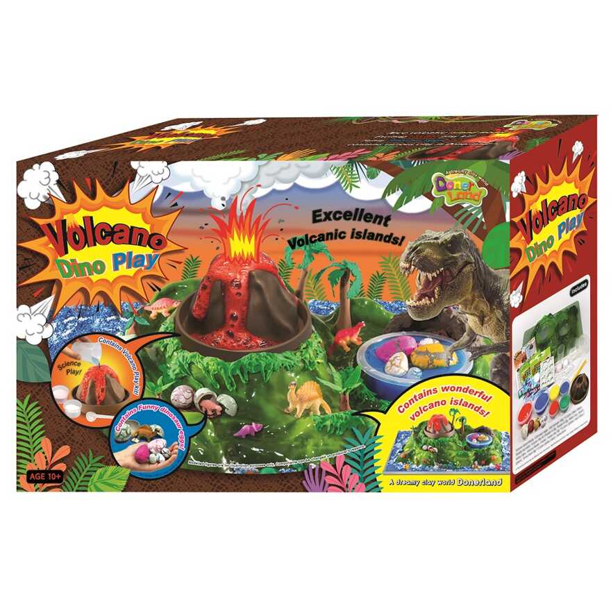 Игровой набор Вулканический остров, арт. AB40011, производитель Donerland (Донерлэнд), ISBN 880-9-00578-208-7, № 1
